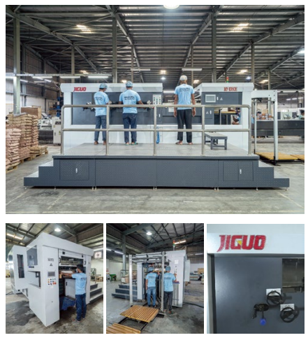 Auto die cutting and Cre.